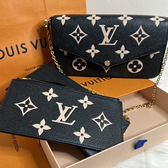 Louis Vuitton Bags Authentic Louis Vuitton Felicie Bicolor Pochette